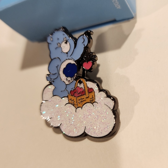 Loungefly Care Bears Glitter Clouds Pin Blind Box Grumpy Bear Basket NEW Opened - Picture 8 of 11